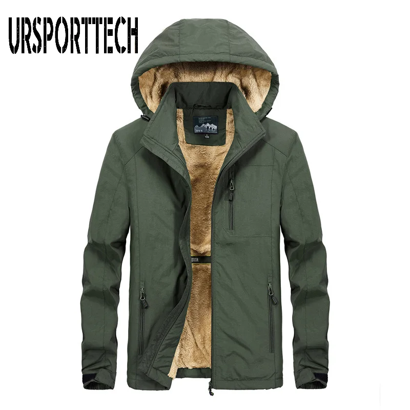 Зимняя мужская куртка размера плюс 5XL 6XL, новинка, модная теплая подкладка из шерсти с капюшоном, мужские куртки и пальто, ветрозащитные мужские парки, верхняя одежда