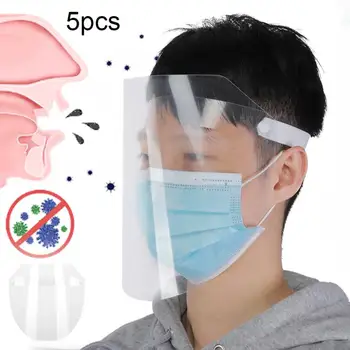 

Dustproof Tattoo Makeup Face Protection Cover 5pcs/set Anti-Droplet Splashing Fumes Safety Shield Transparent Tattoo Head-Mount