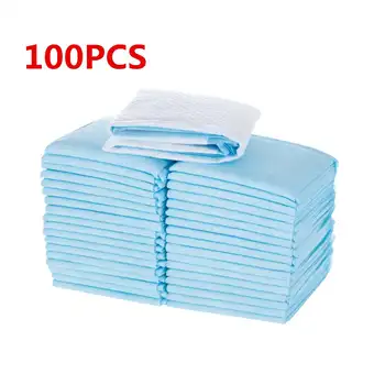 

50/100pcs Dog Training Pee Pads Super Absorbent Pet Disposable Healthy Clean Nappy Mat for Pets Dairy Supplies