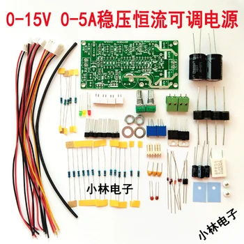 

Adjustable Power Supply 0-15V 0-5A Homemade Learning Experiment Power Board DIY Parts Kit 3AG1
