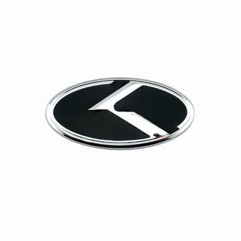 

Black carbon fiber 3D flying K logo logo badge Kia K5 front steering wheel cover 2011-2013 Optima Forte 2009-2014 Senda