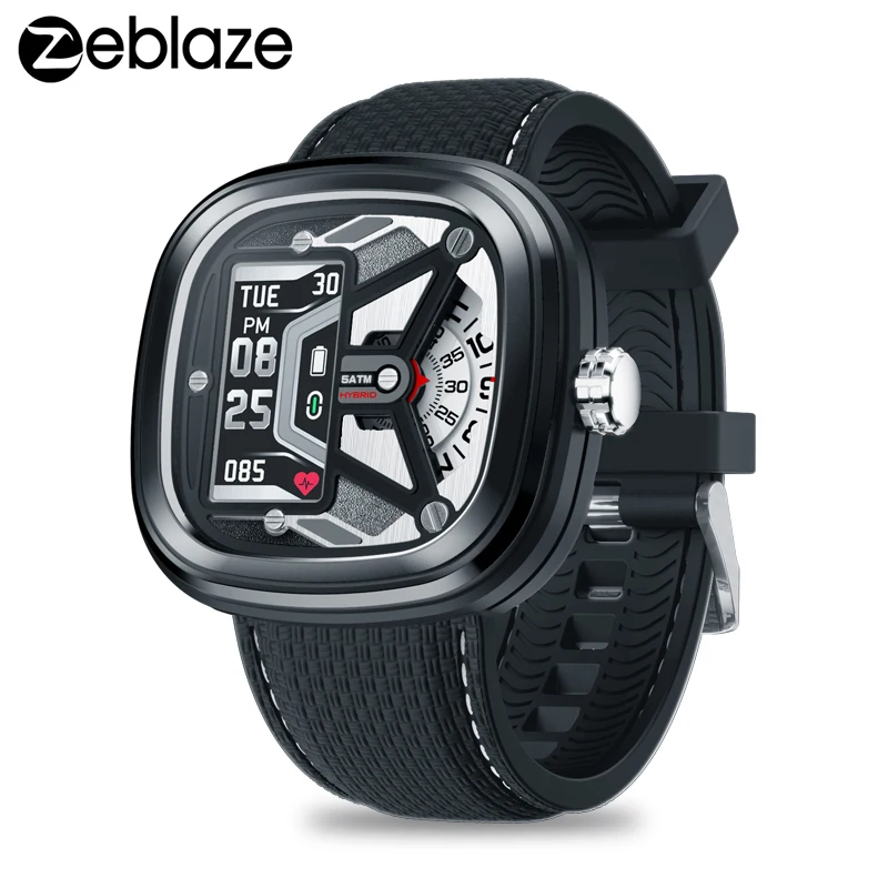 Zeblaze Hybrid 2 Smartwatch Heart Rate Blood Pressure 50M Waterproof Exercise Tracking Sleep Tracking Smart Notifications