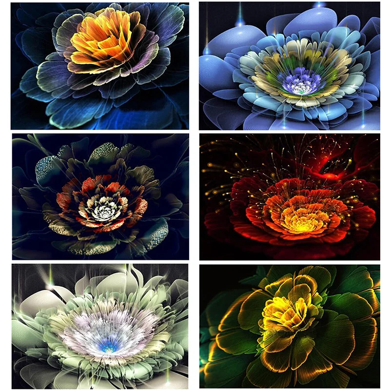 5D фантастические цветы алмазная картина вышивка крестом сделай сам офисный