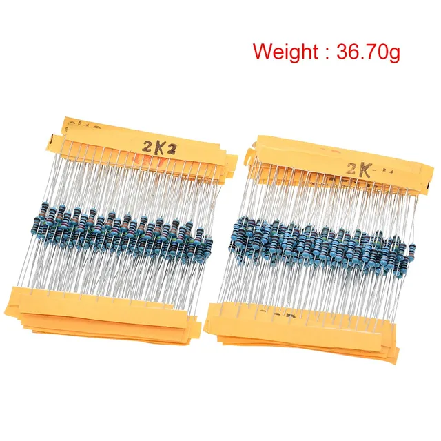 Résistances 150 Ohm 1/4W - Lot De 300 Pièces - Film Métallique, Tolérance 1% - Pour électronique, Audio, DIY