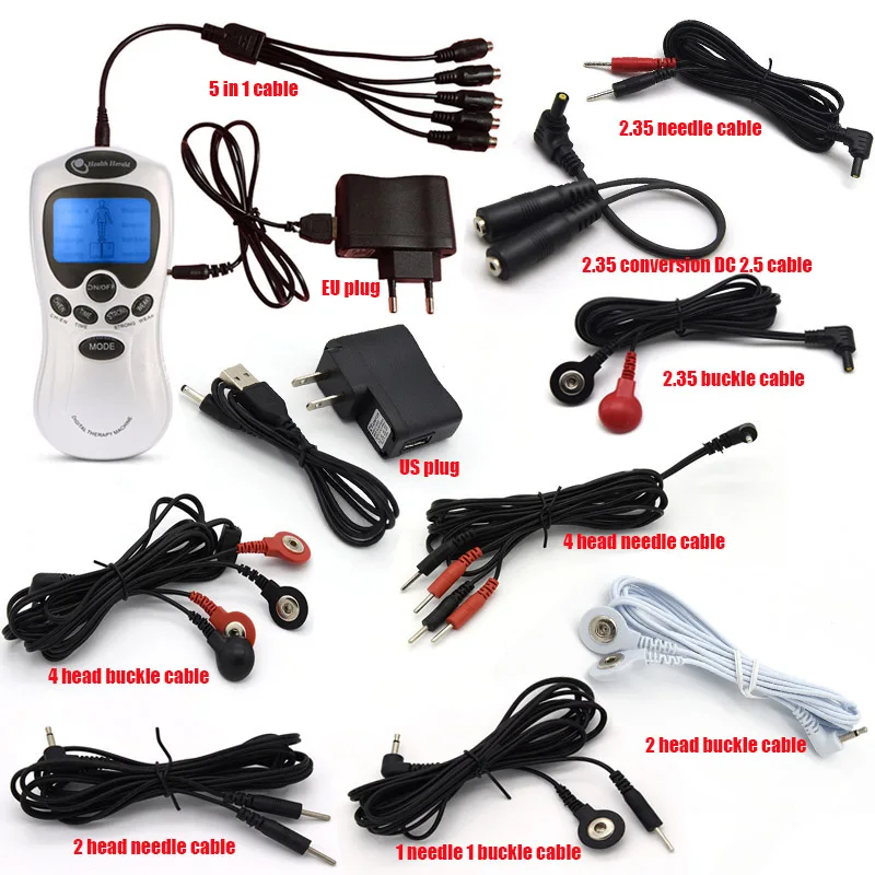 Electric Shock Wire Electrical Set Electro Cable To Connect Stimulation Penis Ring Anal Plug Medical Theme Sex Toy Accessories