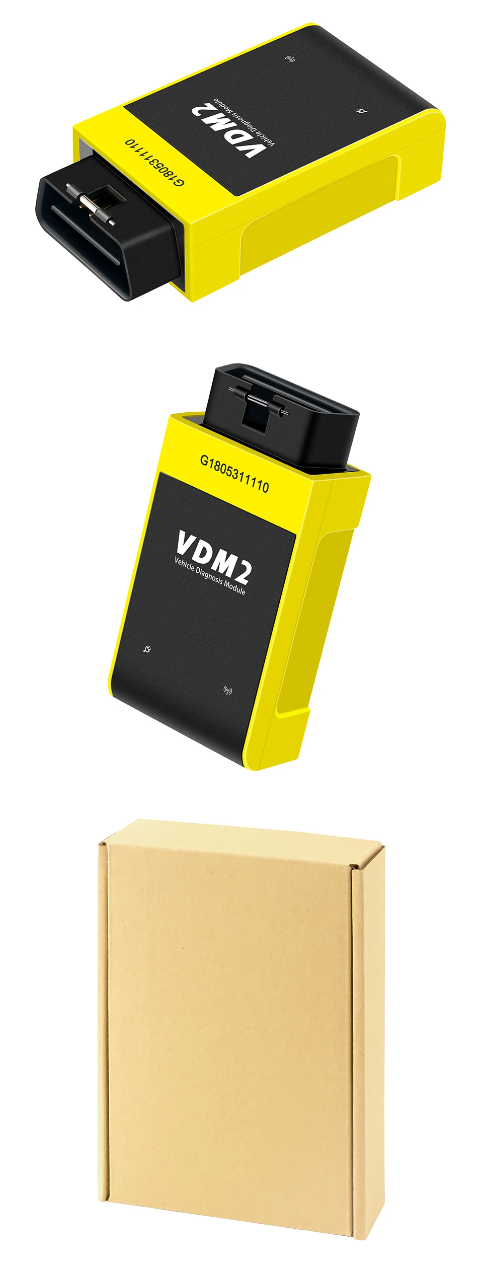 UCANDAS VDM2 полная система V5.2 Bluetooth/Wifi OBD2 VDM II для Android VDM 2 OBDII сканер кода обновление бесплатно PK easydiag