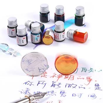 

5ml/bottle Pure Handmade Gold Powder Color Ink For Fountain Dip Pen Calligraphy Writing Painting Graffiti Non Carbon