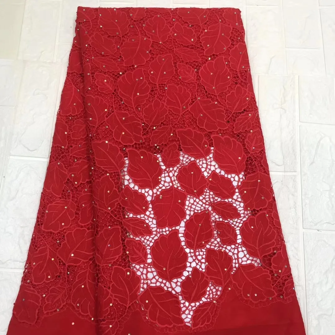 

African French Mesh Lace Fabric High Quality Nigeria Mesh Tulle Velvet Lace Embroidered Wedding Dress Fabric D42471