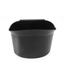 Держатель для мусора, маленький мусорный бак для хранения, автомобильный прочный универсальный подвесной мусорный бак с боковой дверью