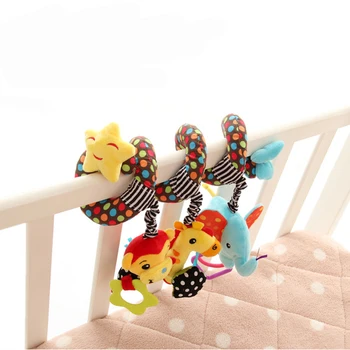 

New Musical Stars Multifunctional Car bed Hanging Bell Baby toys Educational Toys Rattles for Kids Best Gift WJ130