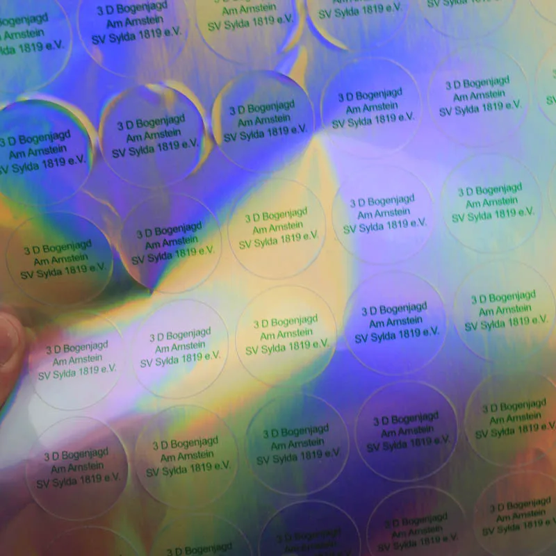 Printing Custom Adhesive Waterproof Labels Honey Bott Holographic Self-adhensive Label Sticker Asia Stickers | Канцтовары для офиса