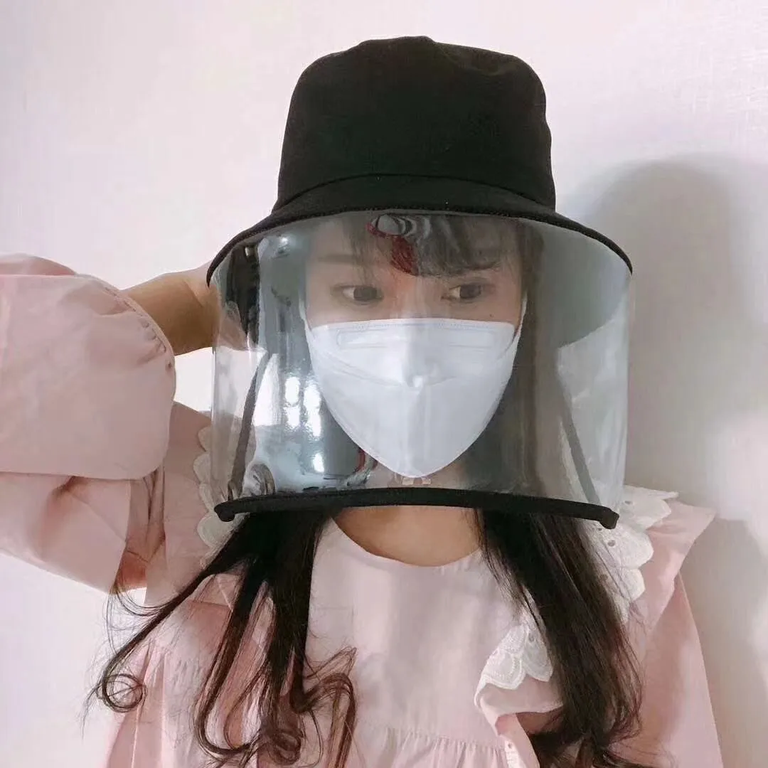 

Bucket Hat Protective Cap Anti Pathogenic Bacteria Virus Dustproof One-piece Hat Epidemic Prevention Anti-Splash Spittle Bucket