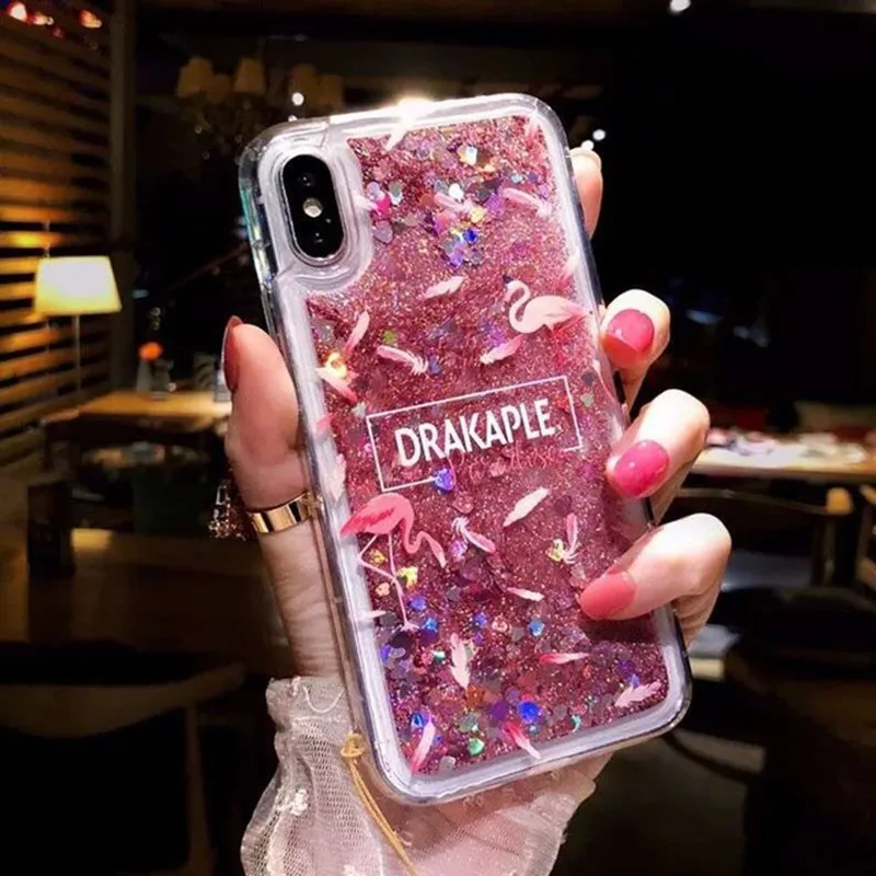 3 Dyna mi c Жидкий чехол зыбучие пески задняя крышка для Xiaomi mi 8 5X 6X A1 A2 lite Pocophone F1 redmi 5 plus Note 5 6 7 pro Чехол для телефона - Color: 3