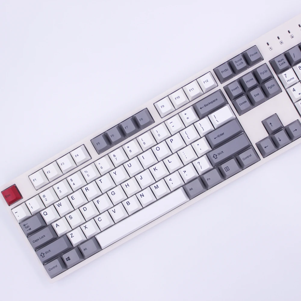 MP Cherry Profile English Version Dye-Sublimation 87/112 Keys Thick PBT Keycaps MX Switch Mechanical Keyboard Keycap