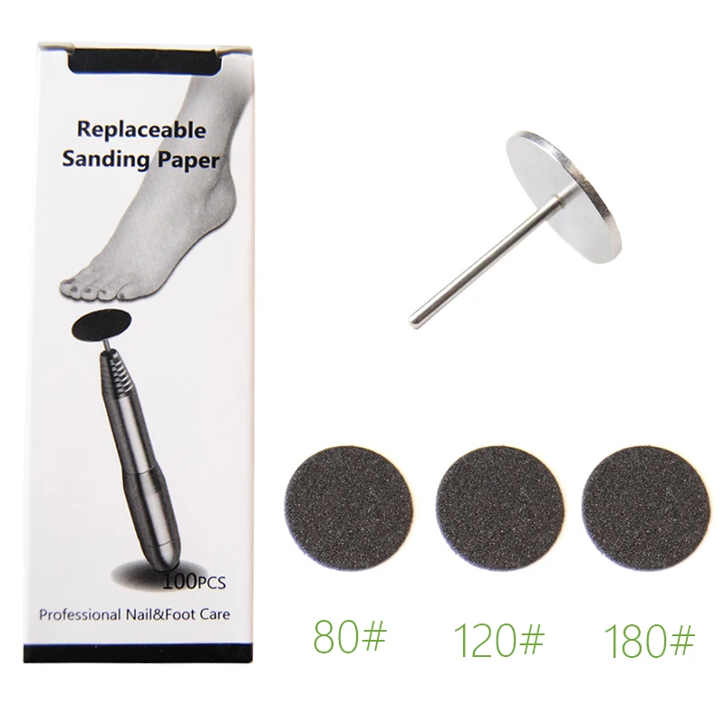 25mm Replacement Sandpaper Disk Sanding Paper Accessory Electric Feet Callus Remover Tools Discs Pads Pedicure Foot Rasp Files | Красота и