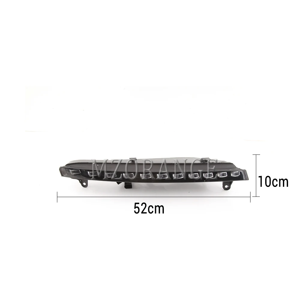 1 пара дневных ходовых огней для Audi Q7 2006-2009 Белый Желтый светодиодный сигнал поворота функция автомобиля DRL водонепроницаемый 12 В Противотуманные фары лампа