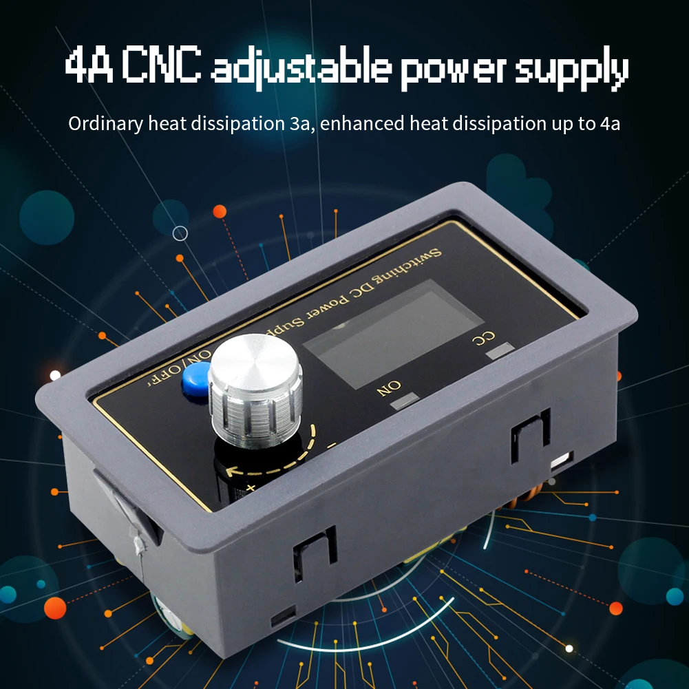 CNC DC Buck Boost конвертер CC CV 4A Регулируемый Модуль питания 36W 3A 19V|Адаптеры AC/DC| |