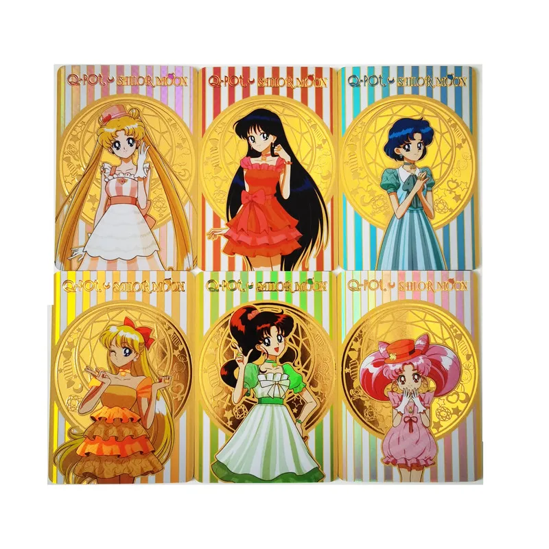 Bronzing Sailor Moon Toys Collectibles-Game-Collection Anime-Cards Girl Sexy Q-Pot Hobbies