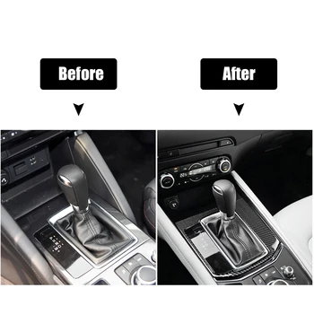 

Carbon Fiber Inner Gear Shift Panel Cover Trim For Mazda CX-5 CX5 2017-2018