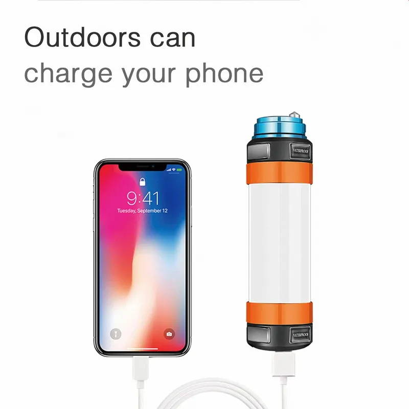 

Waterproof Multi-Function Lantern 6 Modes USB Rechargeable LED Camp Light Mosquito Repellent Light Portable Outdoor Lights