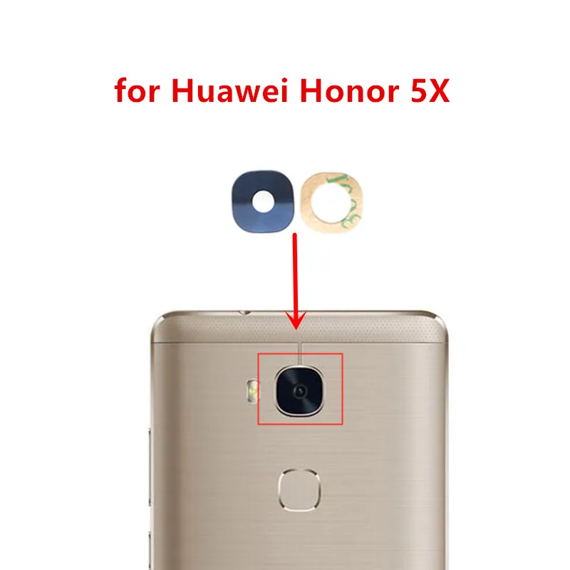 

2pcs for huawei honor 5x Camera Glass Lens Back Rear Camera Glass Lens with Glue Replacement Repair Spare Parts