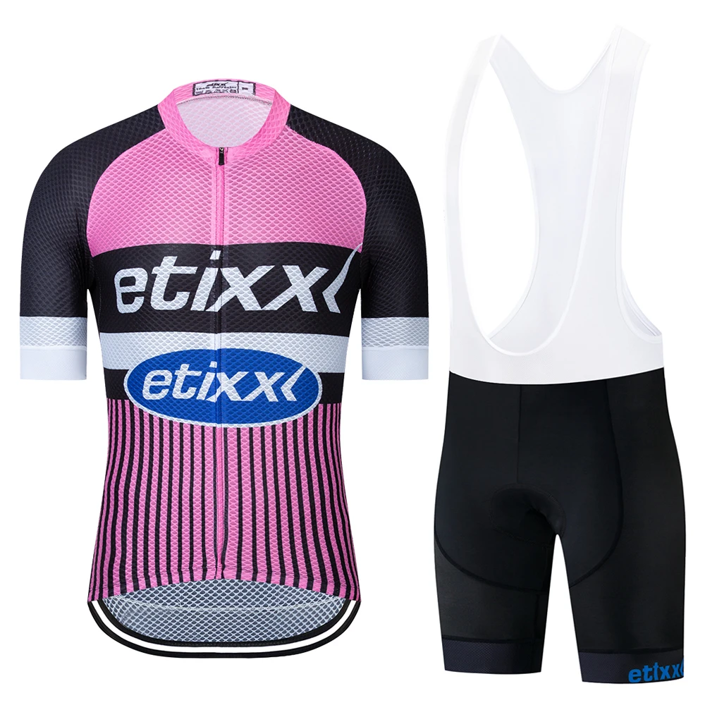 Велосипедная майка Pro Team etixxl Ropa Ciclismo Hombre, Летняя трикотажная одежда с коротким рукавом, одежда для велоспорта, Триатлон, нагрудник, шорты, костюм