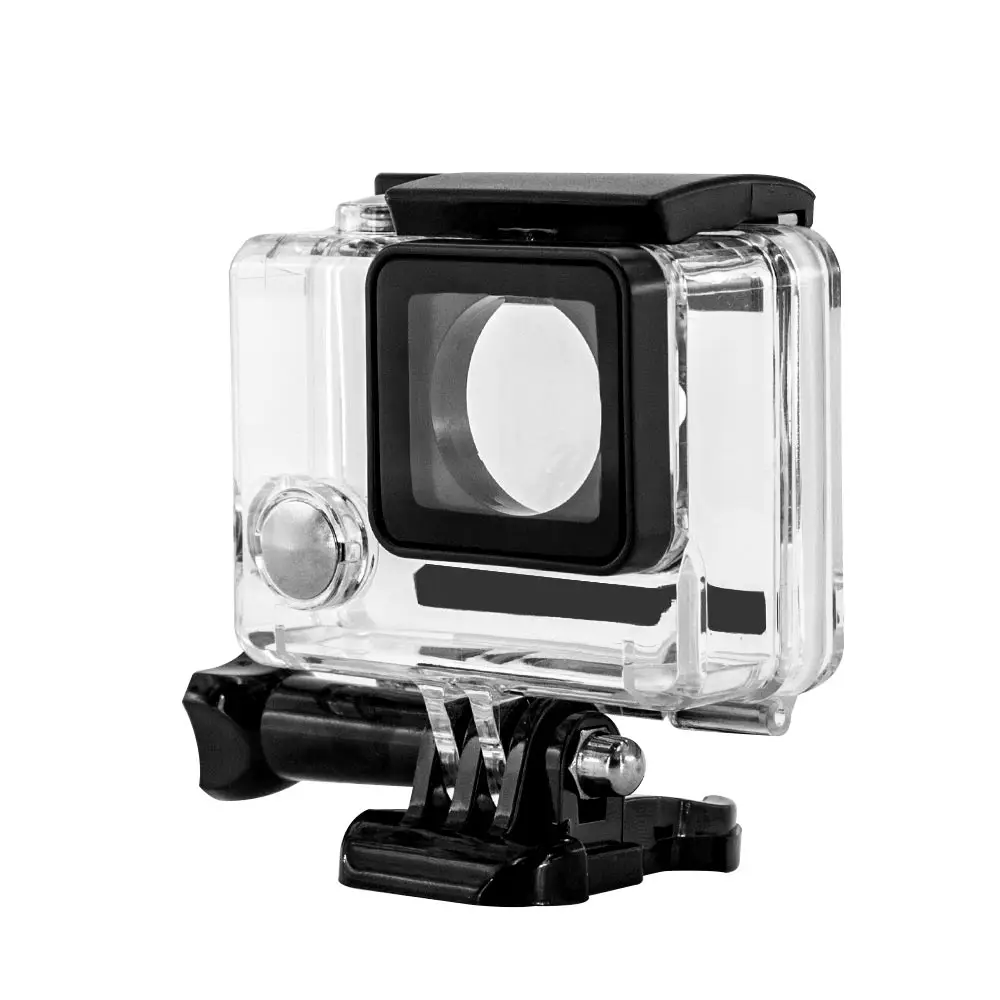 40 м для GoPro Go Pro Hero 4/3 + подводный водолазный водонепроницаемый чехол Крышка крепление корпуса коробка 45 м 4 К аксессуары для спортивной