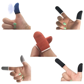 

1 Pair Finger Sleeve Ultra-thin Touch Screen Anti Sweat Washable Controller Gloves Cover Mobile Phone Game Accessories