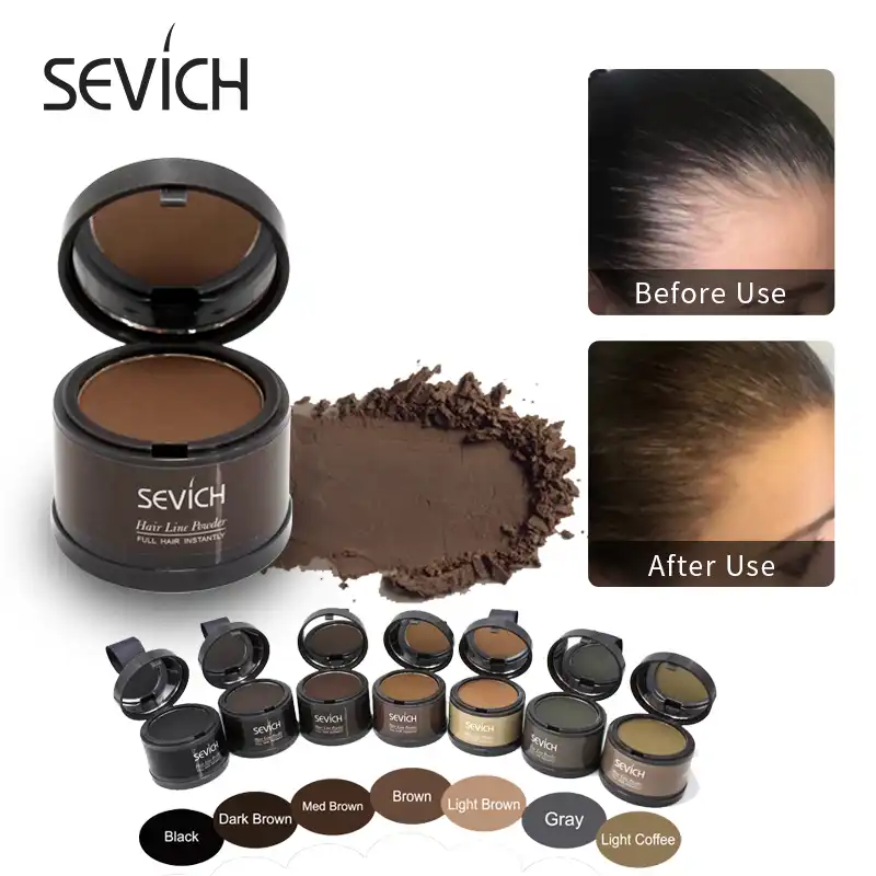Water Proof Hair Line Powder In Hair Color Edge Control Hair Line