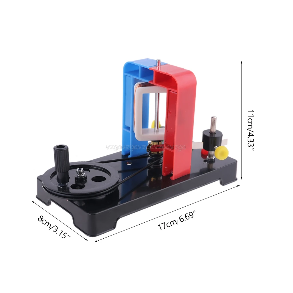 

DIY Hand Electricity Generator Model Generator Faraday Electromagnetic Induction Experiment J21 20 Dropship