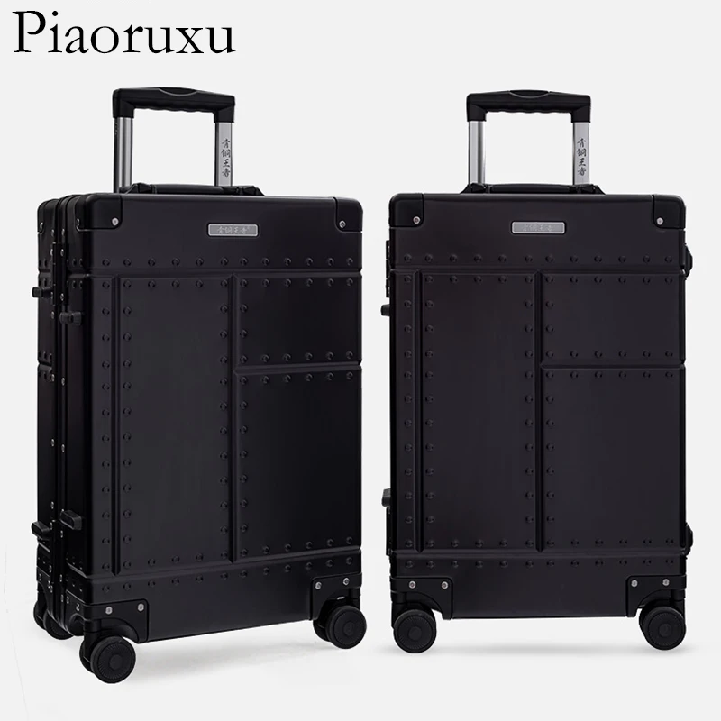 Piaoruxu 2" 26" 2" Алюминиевый сплав дорожные сумки чемодан Спиннер hardcase чемодан