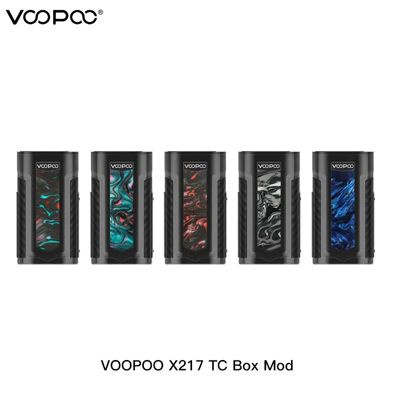 

VOOPOO X217 TC Box Mod Vape 217W GENE.FIT Chip TFT Screen Powered By 21700/20700/18650 Battery Vaporizer VS Voopoo Drag 2