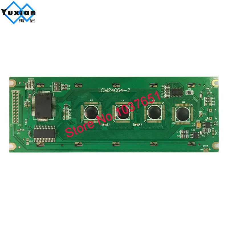ЖК модуль 24064 240*64 дисплей зеленая фотография UCI6963 или T6963 LM24064DFW|display lcd module|display