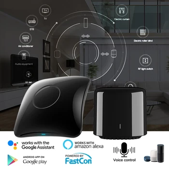 

Newest Broadlink RM4 PRO Bestcon RM4C Mini Universal 4G Wifi IR RF Remote Control Smart Home Automation Switch Works with Sonoff