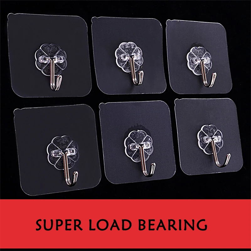 1 шт. крепкая прозрачная присоска Настенные Крючки вешалка для кухни держатель