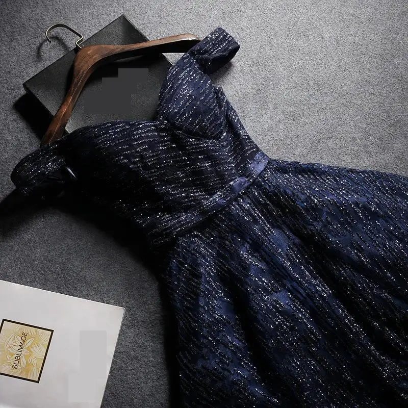 Сексуальное глубокое вечернее с вырезом «Лодочка» платья Robe De Soiree модное шикарное вечернее платье с блестками вечернее платье для выпускного вечера