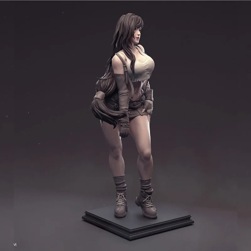1/6 фантазия VII ADVENT дети Tifa Неокрашенная фигурка из смолы Разобранная модель