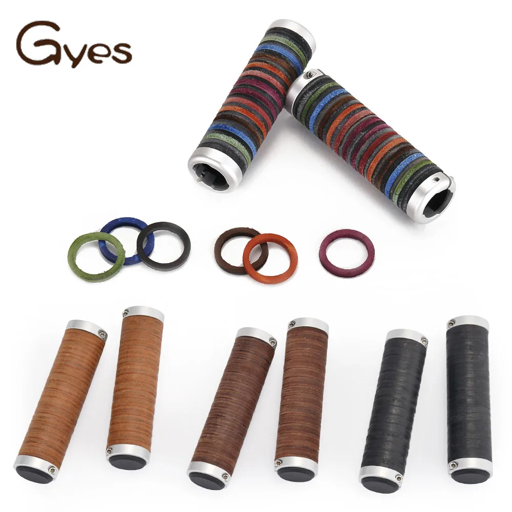Cow Leather Bicycle Handlebar Grips Cow Leather Road Bike Grip