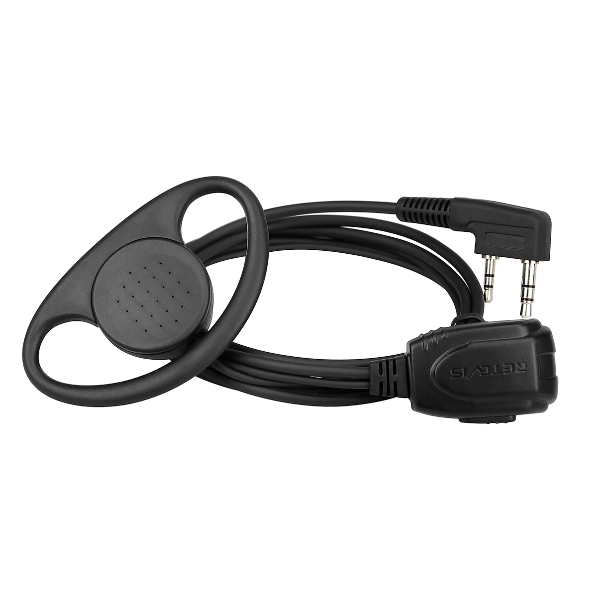 Черный Retevis RE-3224 d-типа наушник для H777/RT21/RT22/RT24/RT1/RT3/RT81/RT двухстороннее радио
