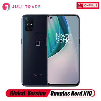 

Global Version Oneplus Nord N10 5G Smartphone 64MP Quad Camera 6GB 128GB 6.49" 90Hz Display 4300mAh Battary Warp Charge 30W