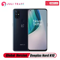Глобальная версия Oneplus Nord N10 5G смартфон 64-мегапиксельная четырехъядерная камера 6 ГБ 128 6,49 дюйм90 Гц Дисплей 4300 мА/ч, ЭЛЕКТ Warp заряжайте 30W