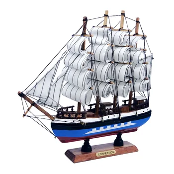 

LUCKK New Hot Sale 3D Wooden Assembly Sailing 9.1inin*9.4in*2.0in Decor Miniature Boat Sailing Ship Model FOR Home Decor Craft