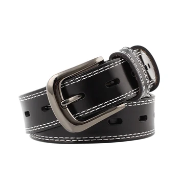 

Retro Women's Leather Belt Casual Alloy Pin Buckle Belt Fashion Leather Women's Belt