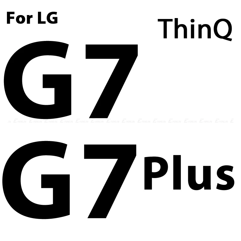 For LG G7 ThinQ Защитная пленка на весь экран для LG G8 G7 G6 Q8 Q7 Q60 Q6 Plus V40 V50 ThinQ Alpha 5G W30 W10 закаленное стекло - Цвет: For LG G7 ThinQ