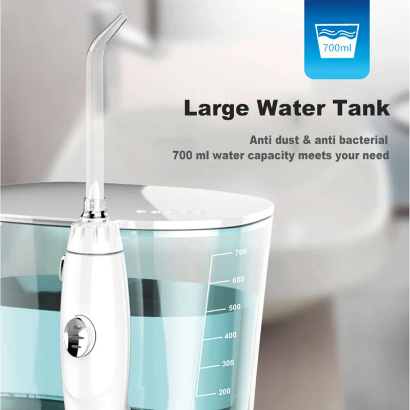 Ceny Waterpulse V600G V600 elektryczny irygator do jamy ustnej 700ml rodzina woda Floss Dental Jet irygator higiena jamy ustnej czyszczenie zębów