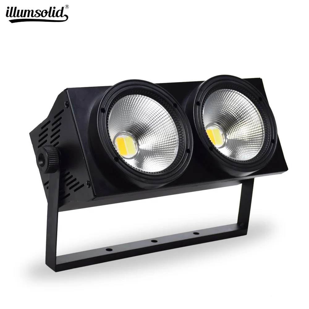 2x100 Вт COB DMX сценическое освещение Led Blinder/теплый белый Dmx сценическая ТВ студия