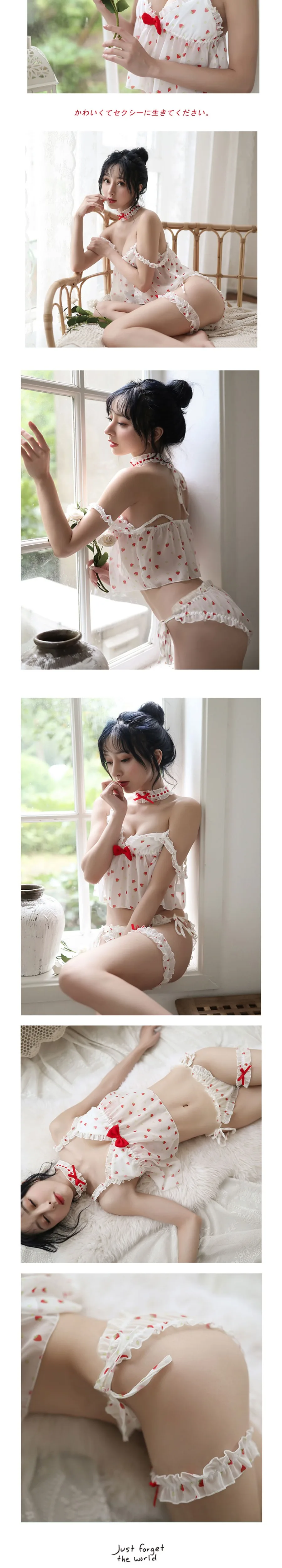 Сексуальное женское белье, женская сексуальная пижама linda correa estampada de fresa linda