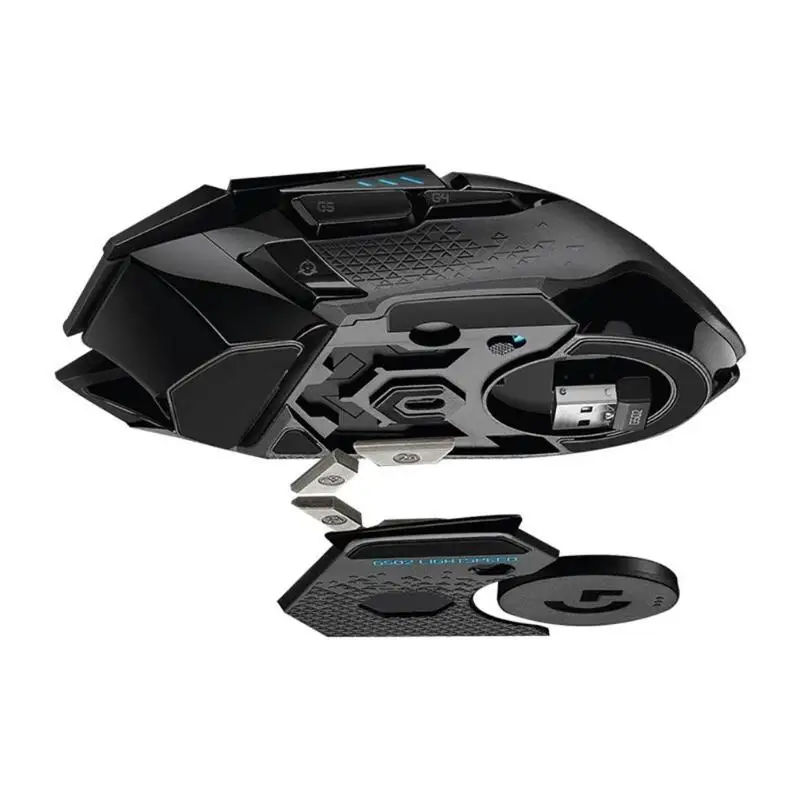 Беспроводная игровая мышь logitech G502 HERO LIGHTSPEED, макропрограммирование 16000 dpi, Регулируемая 11 клавиш RGB