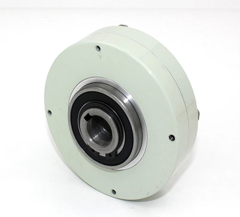 

0,6-5 кг ультратонкий Магнитный порошковый тормоз контроль натяжения DC24V полый вал тормоза