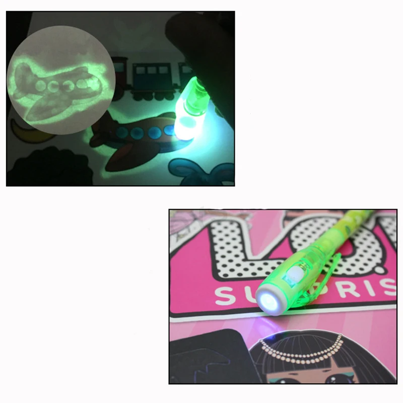 1 шт. A4 A5 светодиодный светящийся чертежный щит для рисования граффити, планшет для рисования, волшебное рисование, светильник-забавная флуоресцентная ручка, обучающая игрушка